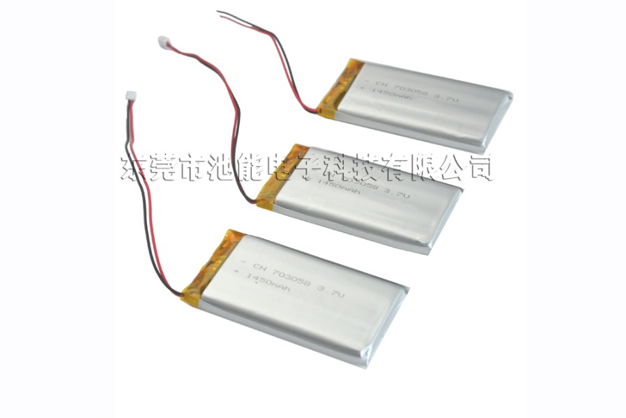 3.7V1450mAh聚合物锂电池-703058