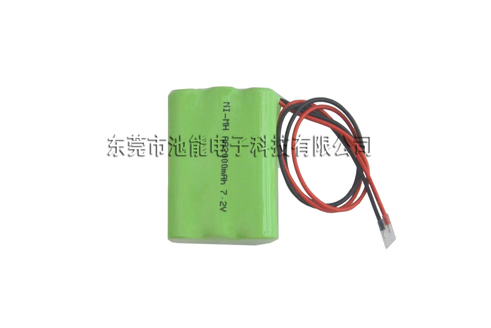 2000mAh 镍氢充电电池组  7.2V